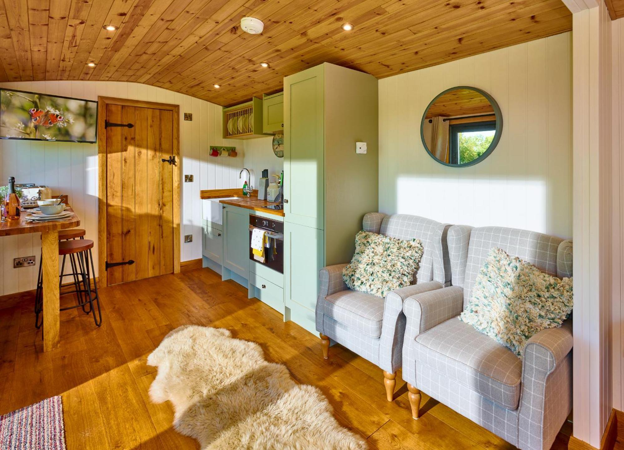 Wichenford Abberley Shepherds Hut - Ockeridge Rural Retreats酒店 外观 照片